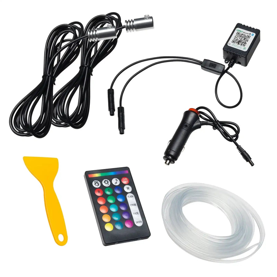 2 piece fiber optic kit.