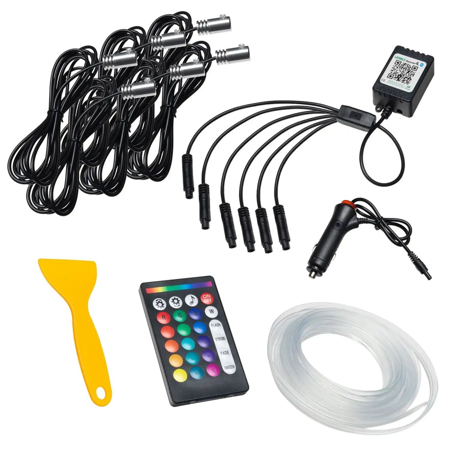 6 piece fiber optic kit.
