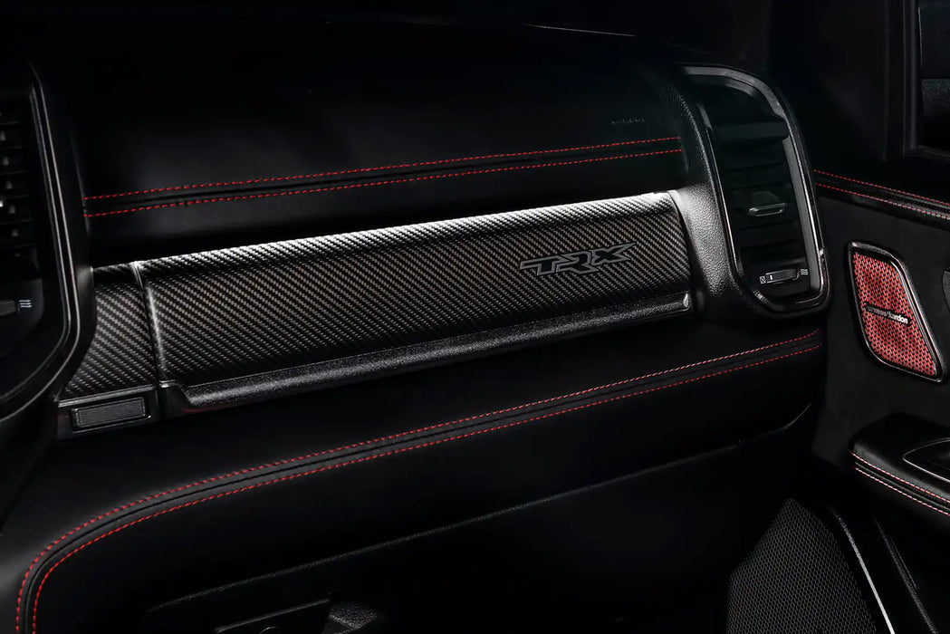 TRX interior dashboard with white LED lighting