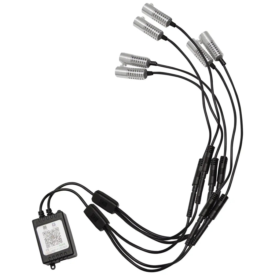 6 Fiber Optic LED Light Heads