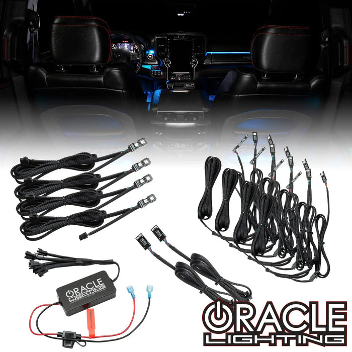 2019-2024 RAM Complete Interior Ambient Lighting ColorSHIFT RGB Conversion Kit