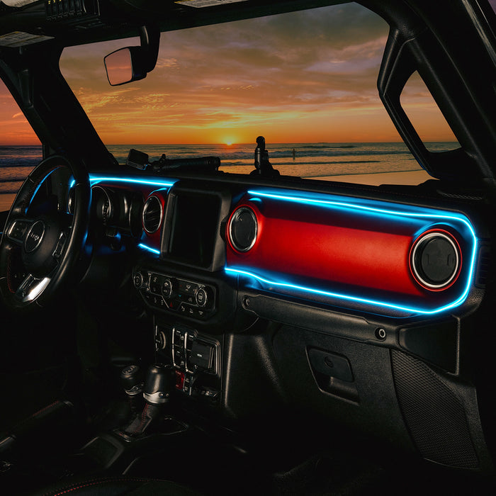 ORACLE Lighting 2018-2023 Jeep Wrangler JL/Gladiator JT Dynamic ColorSHIFT LED Interior Dash Board Kit