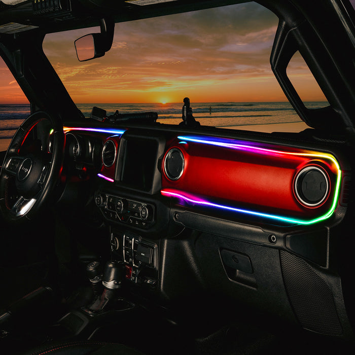 ORACLE Lighting 2018-2023 Jeep Wrangler JL/Gladiator JT Dynamic ColorSHIFT LED Interior Dash Board Kit