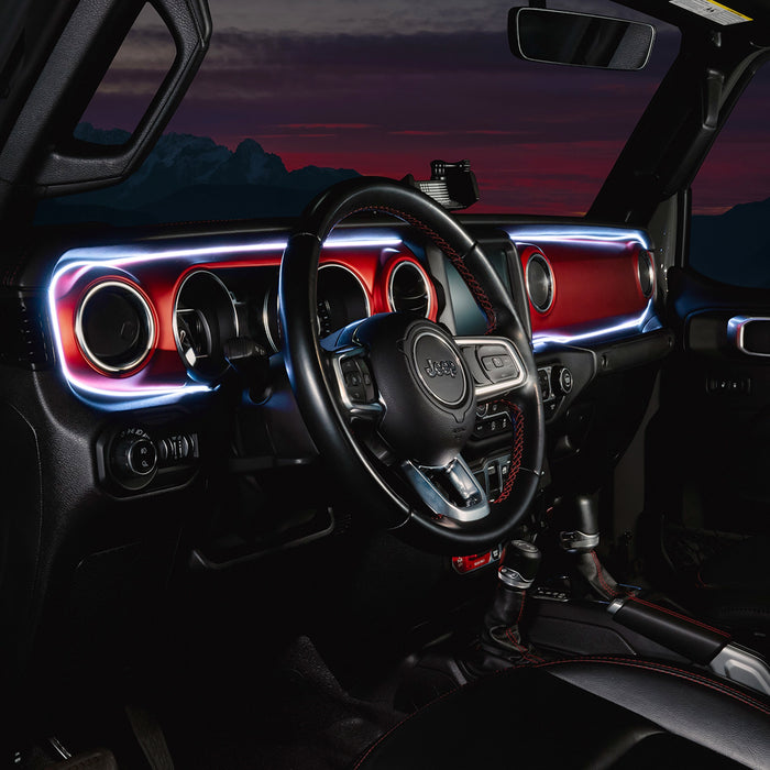 ORACLE Lighting 2018-2023 Jeep Wrangler JL/Gladiator JT Dynamic ColorSHIFT LED Interior Dash Board Kit