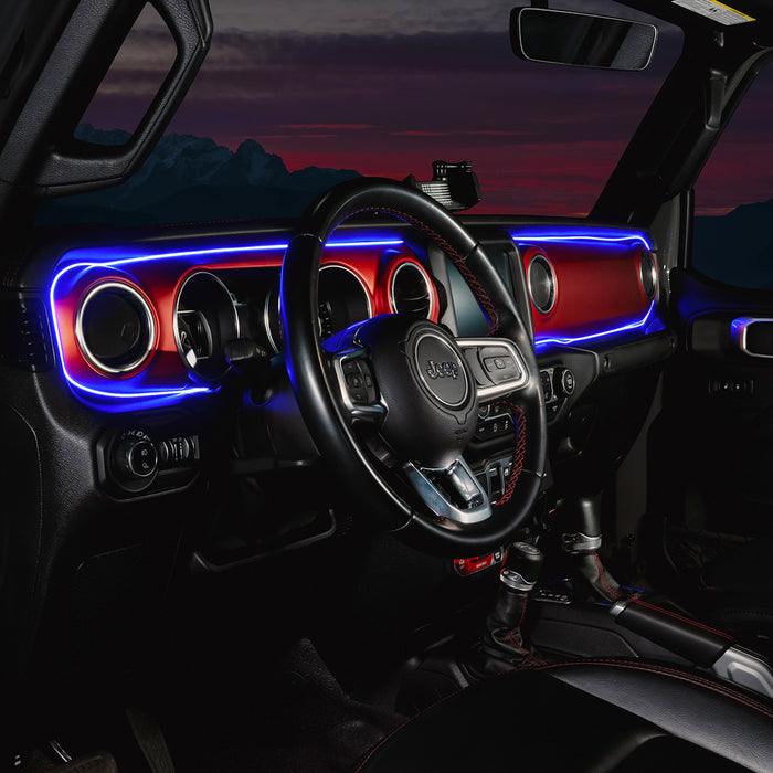 ORACLE Lighting 2018-2023 Jeep Wrangler JL/Gladiator JT Dynamic ColorSHIFT LED Interior Dash Board Kit