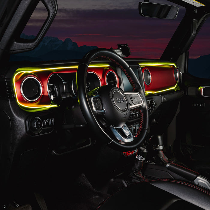 ORACLE Lighting 2018-2023 Jeep Wrangler JL/Gladiator JT Dynamic ColorSHIFT LED Interior Dash Board Kit