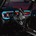 2018-2023 Jeep Wrangler JL/Gladiator JT Dynamic ColorSHIFT LED Interior Dash Board Kit