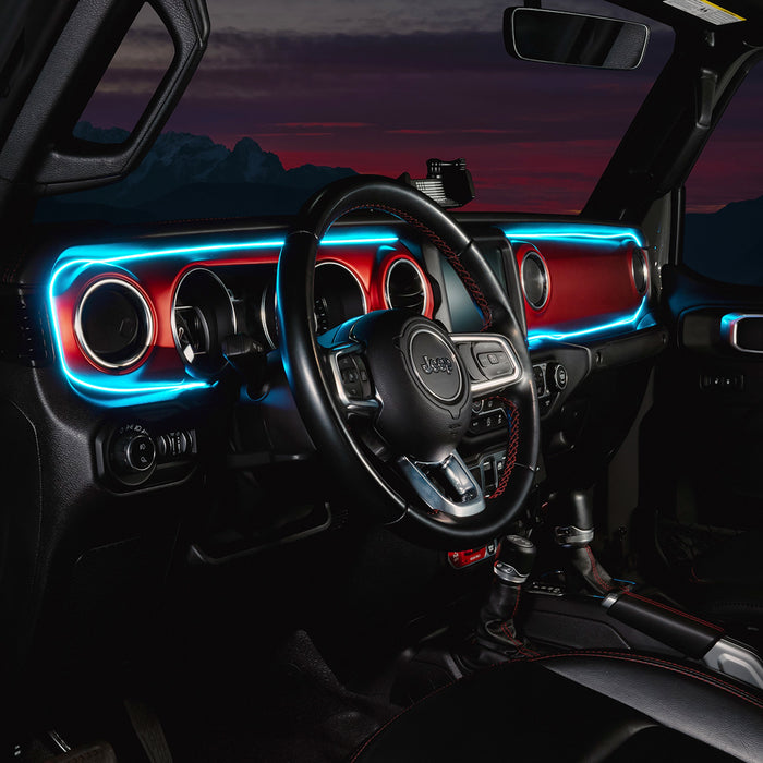 ORACLE Lighting 2018-2023 Jeep Wrangler JL/Gladiator JT Dynamic ColorSHIFT LED Interior Dash Board Kit