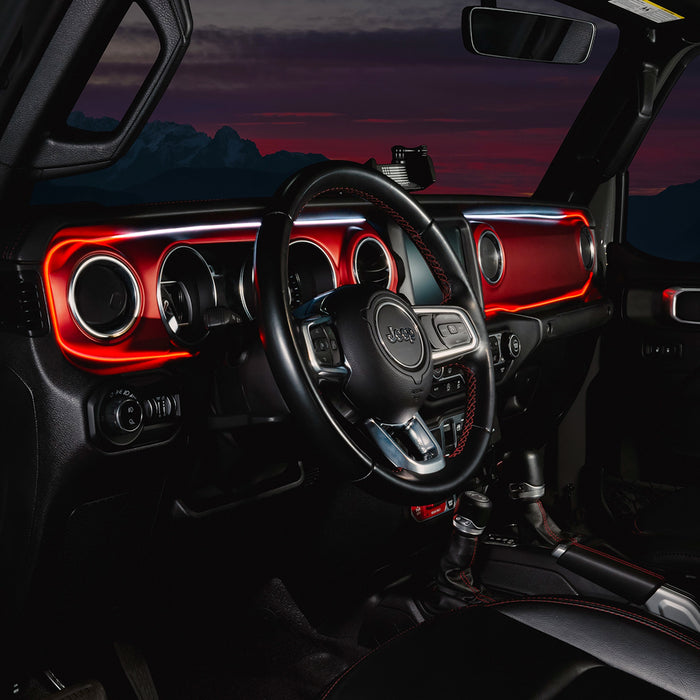 ORACLE Lighting 2018-2023 Jeep Wrangler JL/Gladiator JT Dynamic ColorSHIFT LED Interior Dash Board Kit