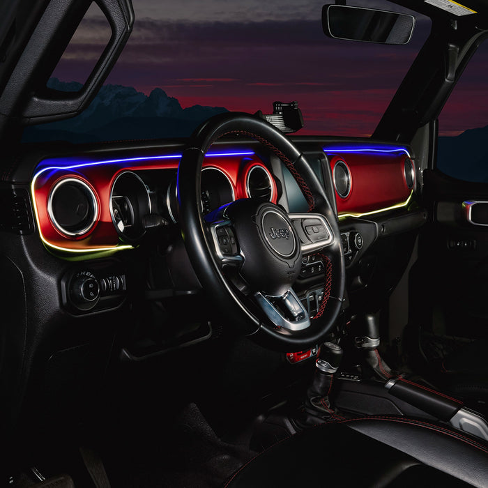 ORACLE Lighting 2018-2023 Jeep Wrangler JL/Gladiator JT Dynamic ColorSHIFT LED Interior Dash Board Kit