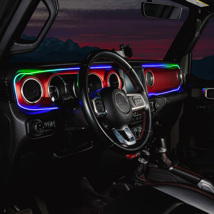 ORACLE Lighting 2018-2023 Jeep Wrangler JL/Gladiator JT Dynamic ColorSHIFT LED Interior Dash Board Kit