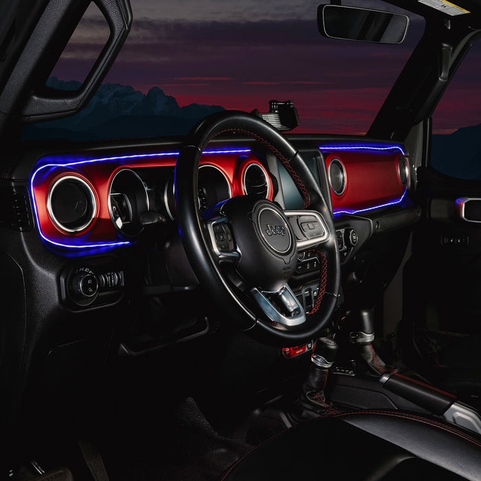 ORACLE Lighting 2018-2023 Jeep Wrangler JL/Gladiator JT Dynamic ColorSHIFT LED Interior Dash Board Kit