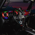 2018-2023 Jeep Wrangler JL/Gladiator JT Dynamic ColorSHIFT LED Interior Dash Board Kit