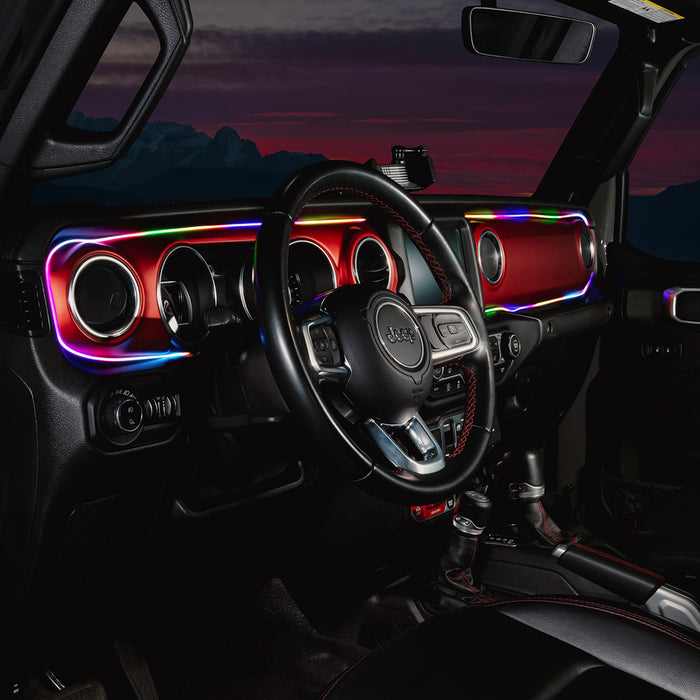 ORACLE Lighting 2018-2023 Jeep Wrangler JL/Gladiator JT Dynamic ColorSHIFT LED Interior Dash Board Kit