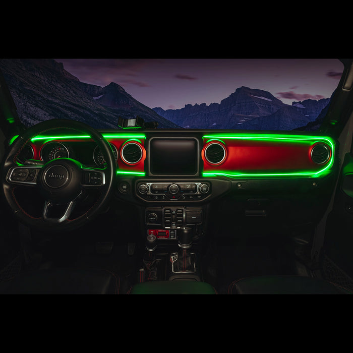 ORACLE Lighting 2018-2023 Jeep Wrangler JL/Gladiator JT Dynamic ColorSHIFT LED Interior Dash Board Kit