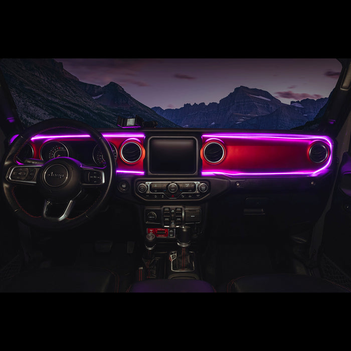 ORACLE Lighting 2018-2023 Jeep Wrangler JL/Gladiator JT Dynamic ColorSHIFT LED Interior Dash Board Kit
