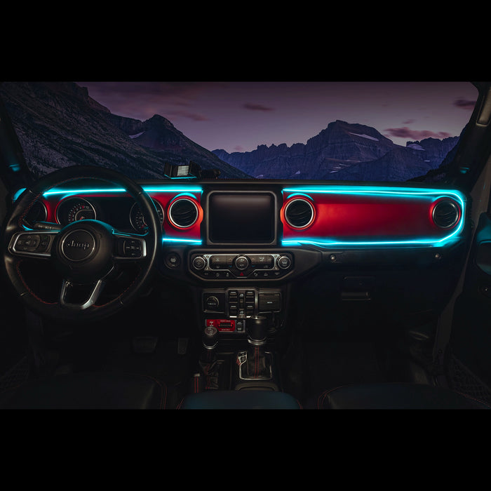 ORACLE Lighting 2018-2023 Jeep Wrangler JL/Gladiator JT Dynamic ColorSHIFT LED Interior Dash Board Kit
