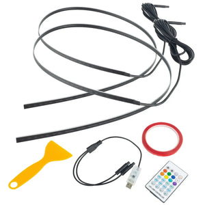 2021-2026 Ford Bronco Dynamic ColorSHIFT LED Dash Kit - USB Plug & Play Interior Lighting
