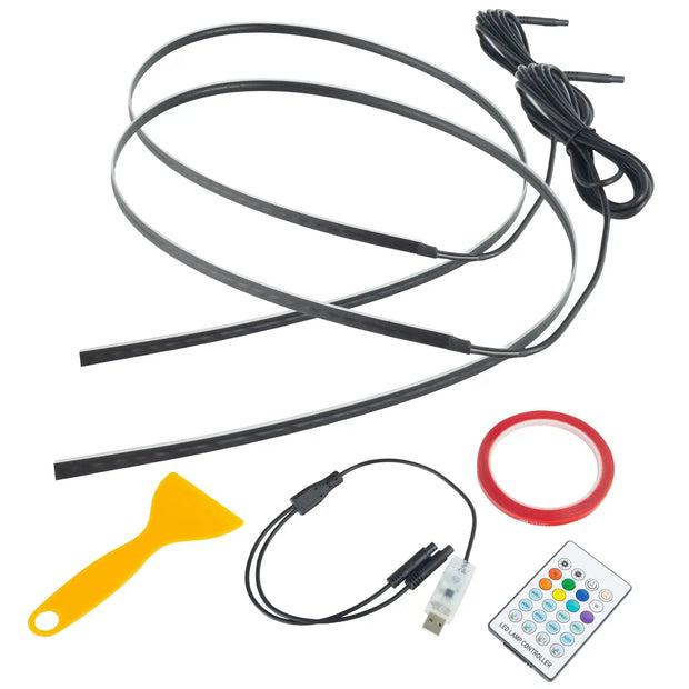 2021-2026 Ford Bronco Dynamic ColorSHIFT LED Dash Kit - USB Plug & Play Interior Lighting
