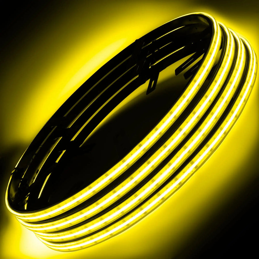 Oracle lighting Plasma LED Wheel Rings RGB+W yellow