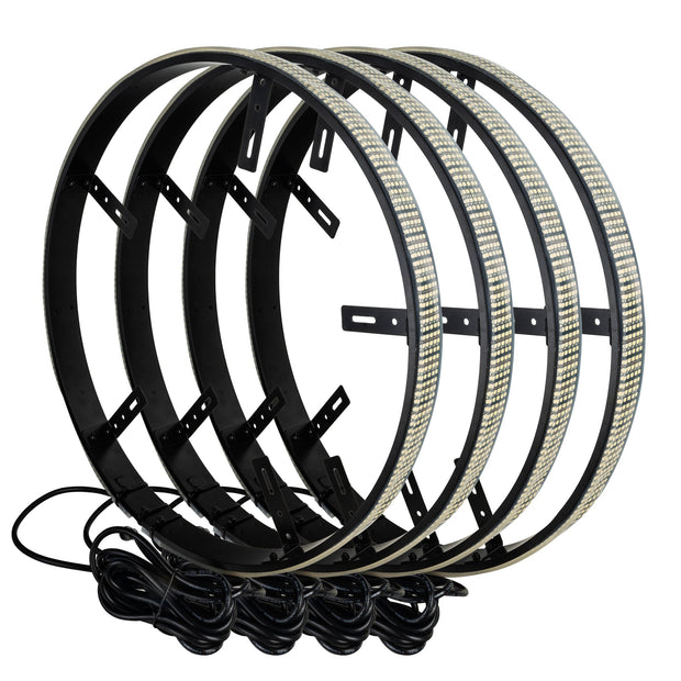 XTREME Illumination 5-Row LED Wheel Rings- WHITE