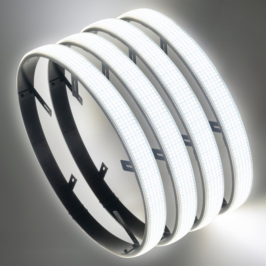 XTREME Illumination 5-Row LED Wheel Rings- WHITE