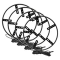 LED illuminated wheel rings