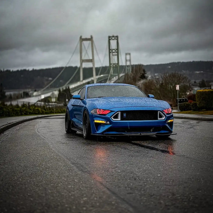 ORACLE Lighting 2018-2023 Ford Mustang "Black Series" Dynamic ColorSHIFT LED Headlights w/ Sequential Turn Signal