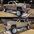 LED Illuminated Wheel Rings - Single / Double Row LED