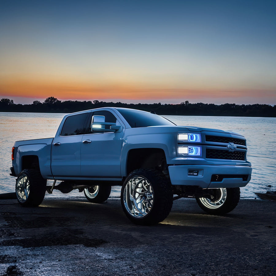 LED Illuminated Wheel Rings - Single / Double Row LED