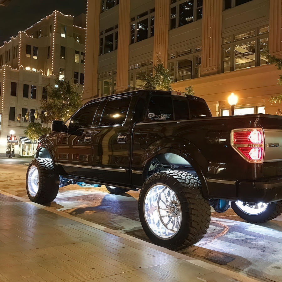 LED Illuminated Wheel Rings - Single / Double Row LED