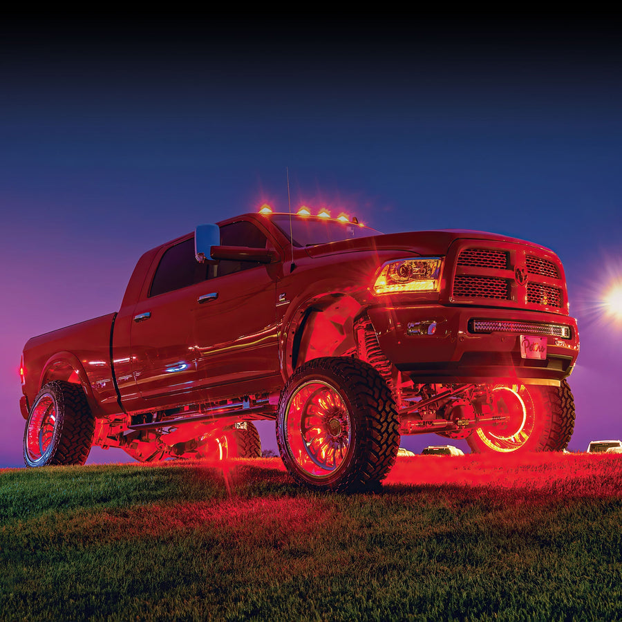 LED Illuminated Wheel Rings - Single / Double Row LED