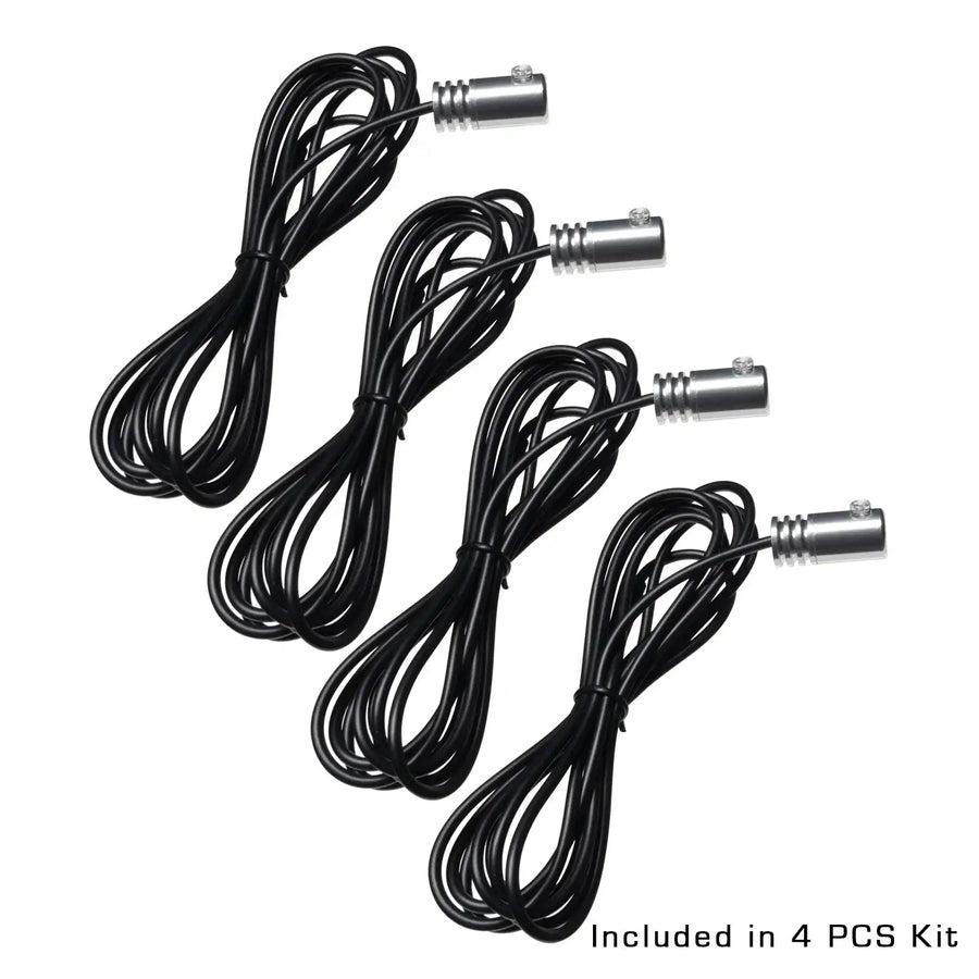 4 fiber optic light heads.