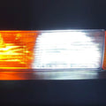Close-up of jeep fender DRL