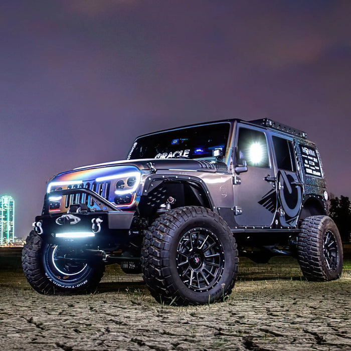 ORACLE Lighting VECTOR™ Pro Series II Full LED Grill for the 2007-2018 Jeep Wrangler JK