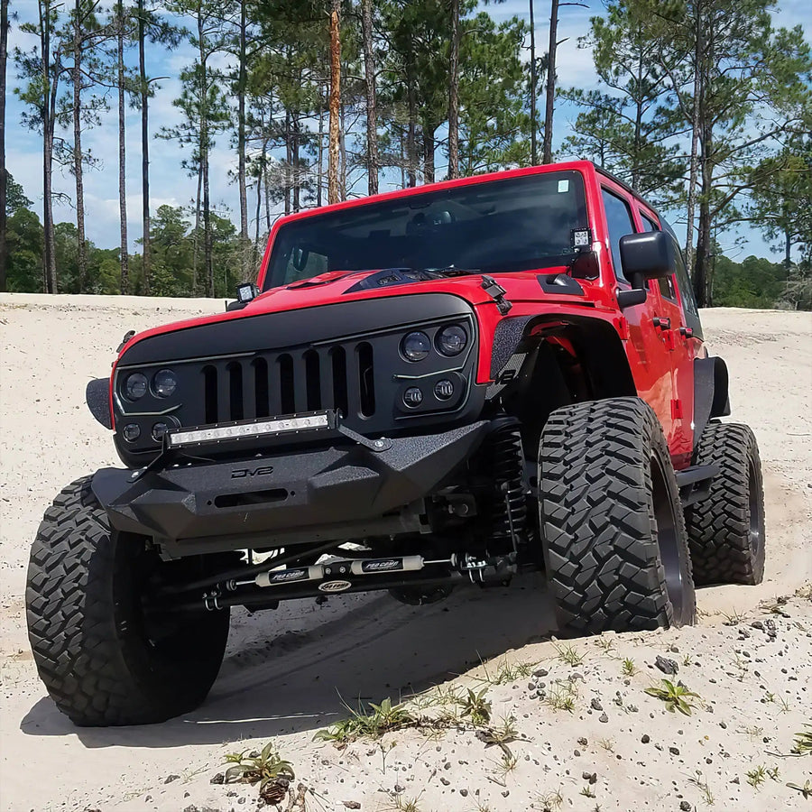 2007-2017 Jeep Wrangler JK VECTOR Pro Series II Full LED Grill - Integrated Headlights & DRL
