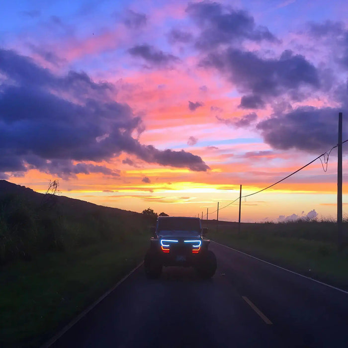 ORACLE Lighting VECTOR™ Pro Series II Full LED Grill for the 2007-2018 Jeep Wrangler JK