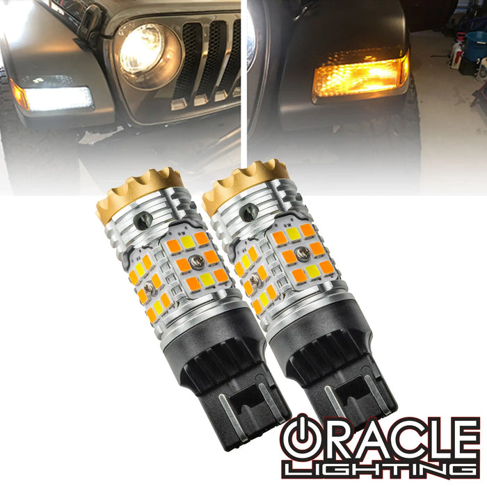 7443-CK LED Switchback High Output Can-Bus LED Bulbs (Pair)