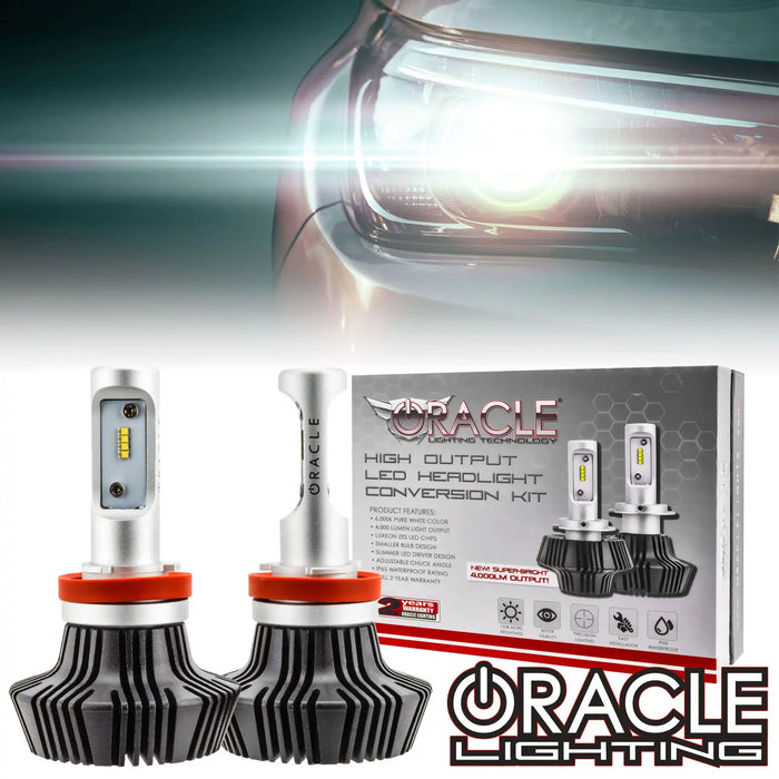 H8 4,000+ Lumen LED Bulbs (Pair)