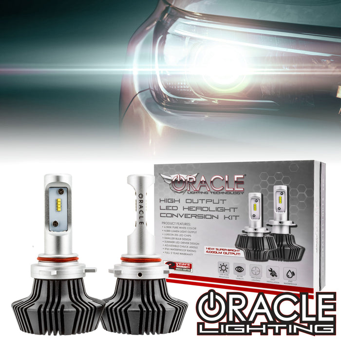 ORACLE Lighting 9012 - 4,000+ Lumen LED Light Bulb Conversion Kit High/Low Beam (Non-Projector)