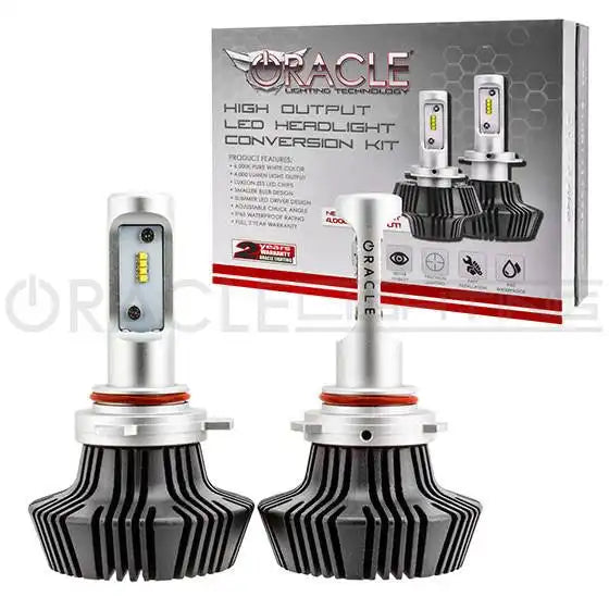9012 - 4,000+ Lumen LED Light Bulb Conversion Kit High/Low Beam (Non-Projector)