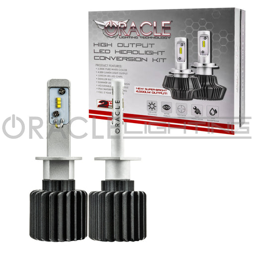 H1 - 4,000+ Lumen LED Light Bulb Conversion Kit High/Low Beam (Projector)