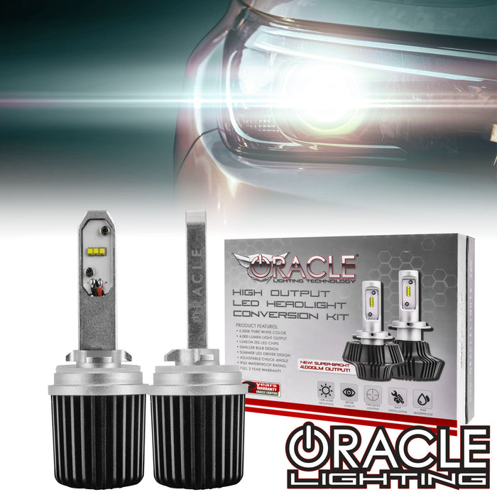ORACLE Lighting 880/881/H27 - 4,000+ Lumen LED Light Bulb Conversion Kit (High Beam)