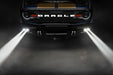 Top down view of ORACLE Lighting Ford Bronco with laser light beams coming from fog lights