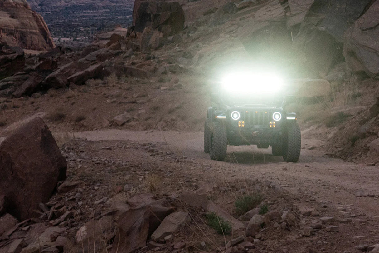 Integrated Windshield Roof LED Light Bar System