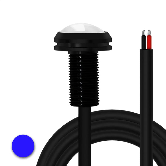 CAD Render of Billet Bolt Lights with blue LED.
