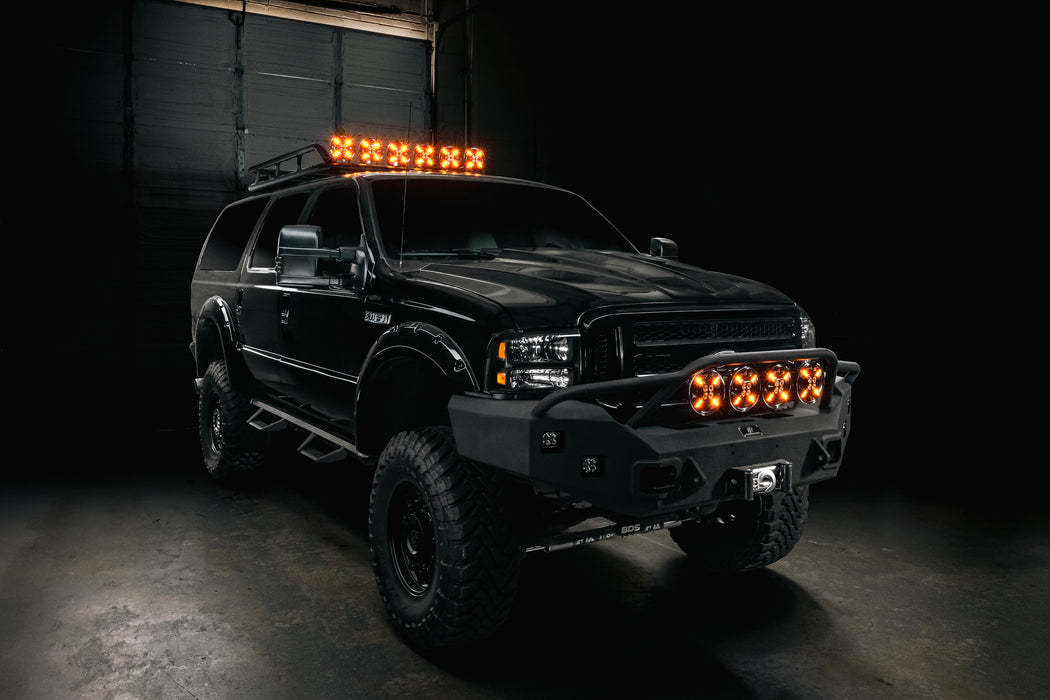 ORACLE Lighting EXO 9" Multifunction 120W LED Spotlight – Round Post Mount