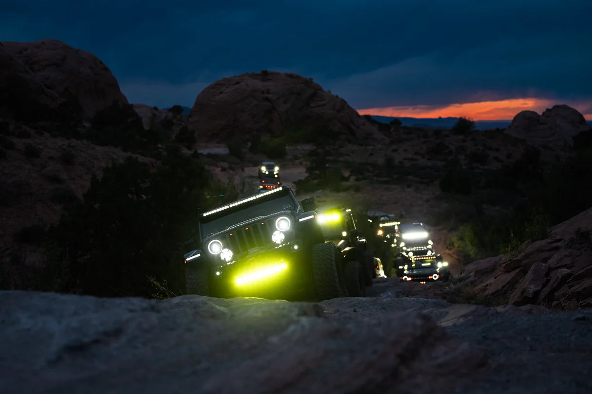 Skid Plate with Integrated LED Emitters