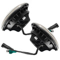 Rear view of 2007-2018 Jeep Wrangler JK Switchback LED Halo Headlights- DRL and Turn Signal