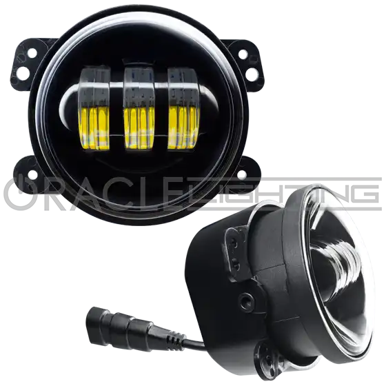Rendering of Jeep Wrangler JL Sahara High Powered LED Fog Light Replacement (Pair)